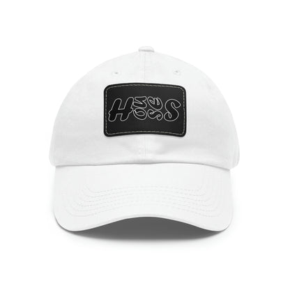 Houses Side-Scroll Bold Hat with Leather Patch