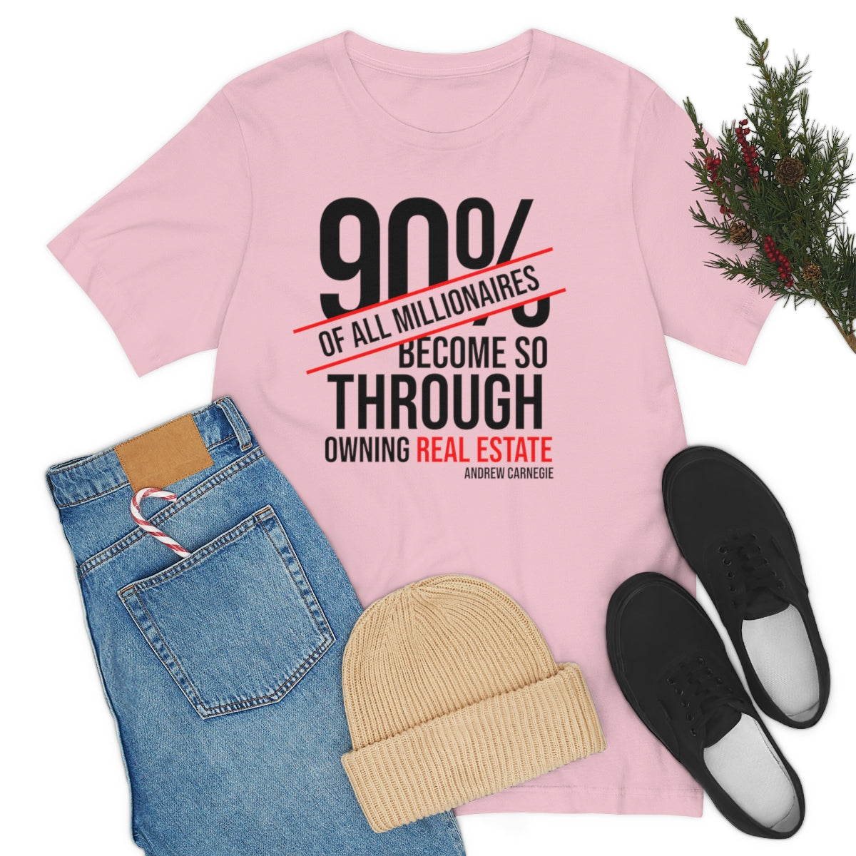 90 Percent of Millionaires - ShirtRealtorsWear