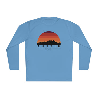 Austin Established Retro Sunset Long Sleeve Tee