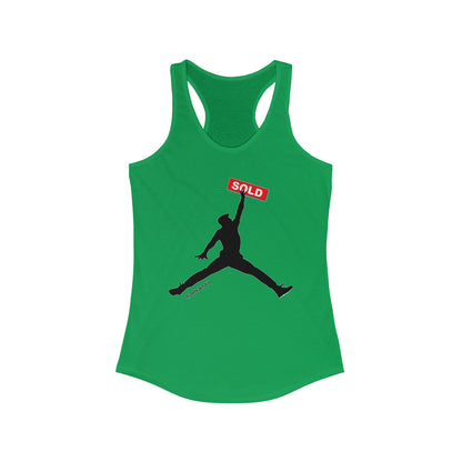 Jumpman Realtor Women's Ideal Racerback Tank #ianofaustin - REAL ESTATE Tease