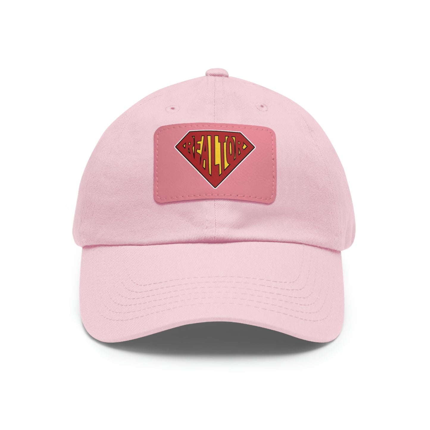 Super Realtor Hat with Leather Patch