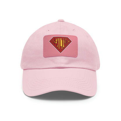 Super Realtor Hat with Leather Patch