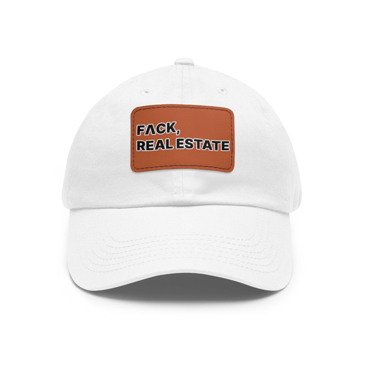 FACK Real Estate Hat with Leather Patch