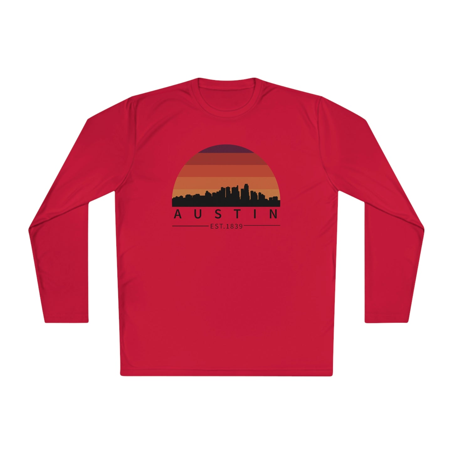 Austin Established Retro Sunset Long Sleeve Tee