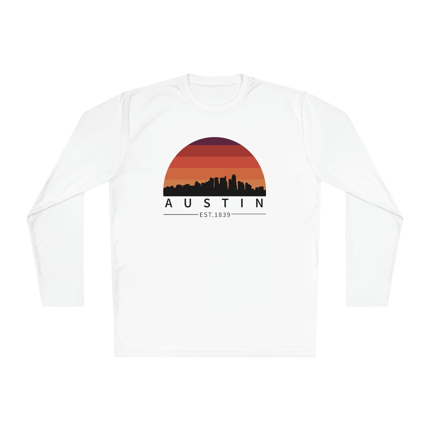 Austin Established Retro Sunset Long Sleeve Tee