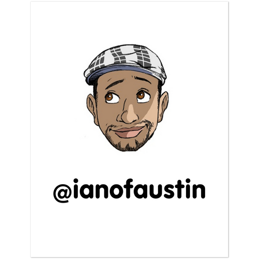 @ianofaustin Head Logo Thank You Pack of 10 2-sided cards